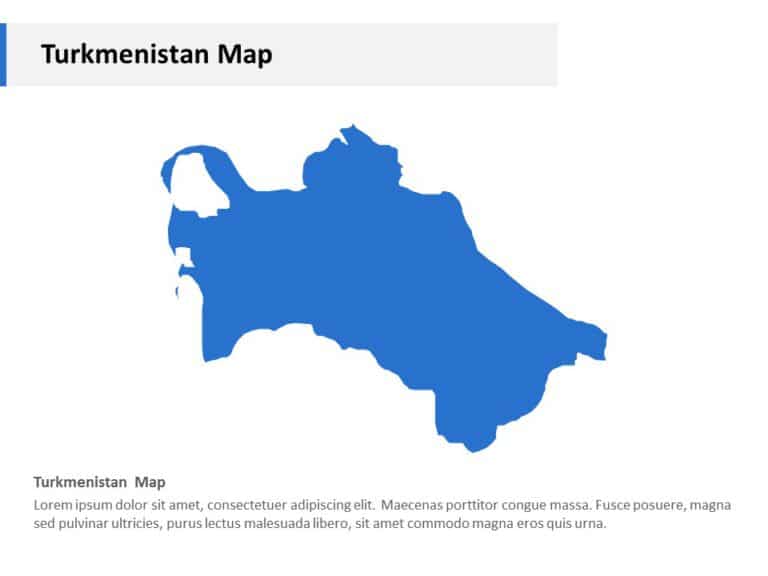 Editable Asia Maps in PowerPoint & Google Slides Theme 5