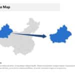 Editable Asia Maps in PowerPoint & Google Slides Theme 8