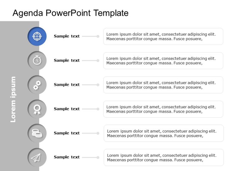 Agenda Templates Collection for PowerPoint & Google Slides Theme 9