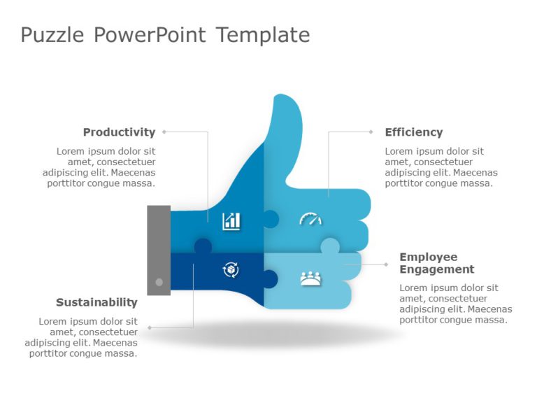 Puzzle Templates Collection for PowerPoint & Google Slides Theme 9