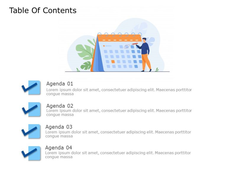 Table of Contents Templates for PowerPoint & Google Slides Theme 9