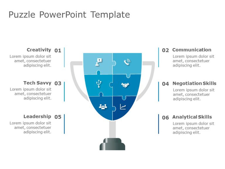 Puzzle Templates Collection for PowerPoint & Google Slides Theme 10