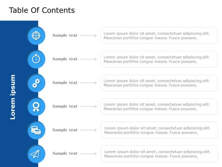 Table of Contents Templates for PowerPoint & Google Slides Theme 10