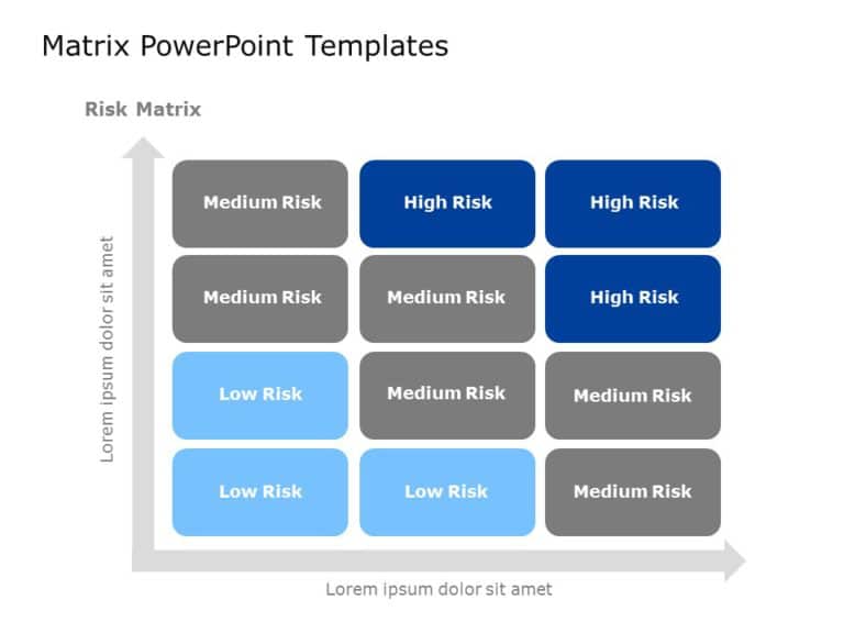 Matrix Collection of PowerPoint Templates & Google Slides Theme 9