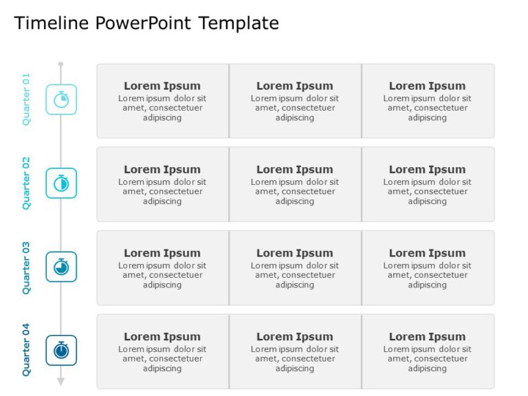 Project Timeline Templates Collection for PowerPoint & Google Slides Templates Theme 12