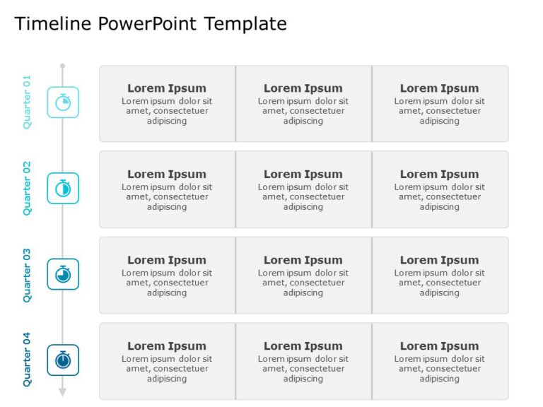 Project Timeline Templates Collection for PowerPoint & Google Slides Theme 12