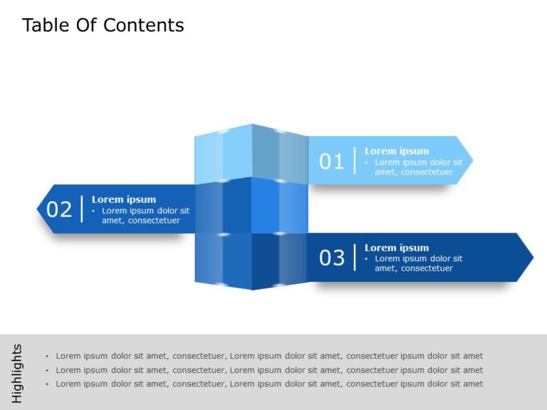 Table of Contents Templates for PowerPoint & Google Slides Theme 13