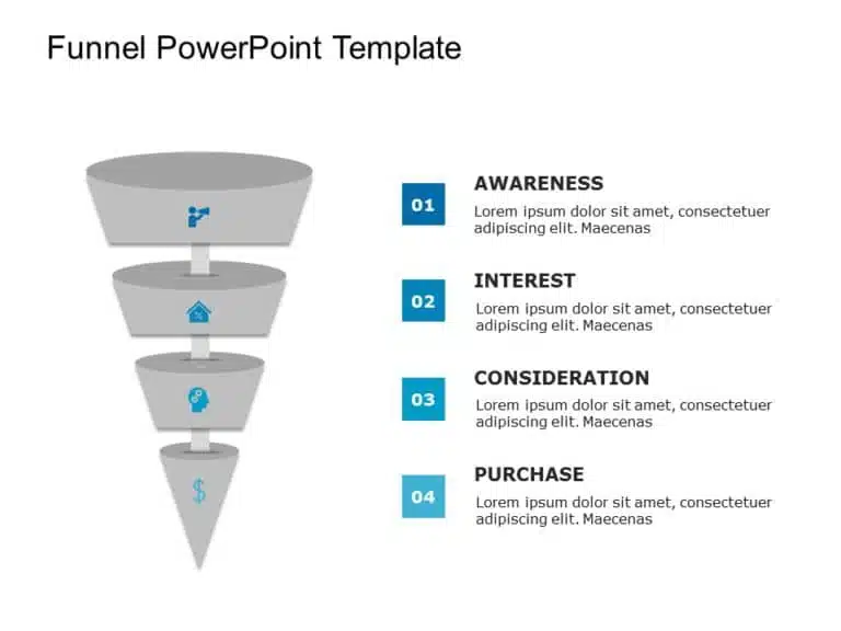 Funnel Template Collection for PowerPoint & Google Slides Theme 13