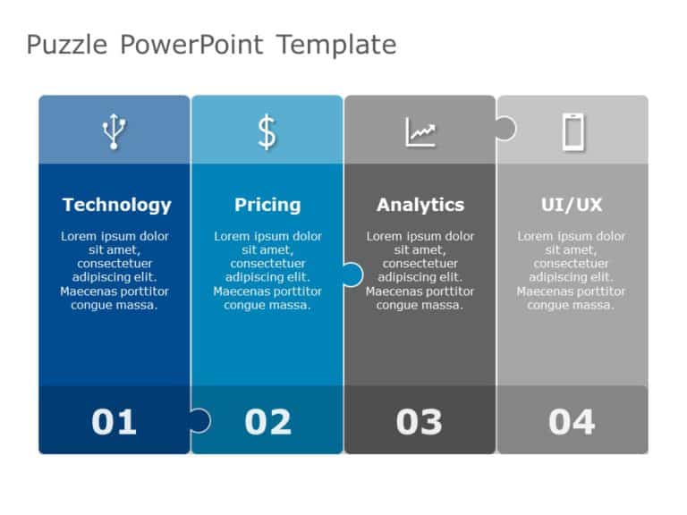 Puzzle Templates Collection for PowerPoint & Google Slides Theme 14