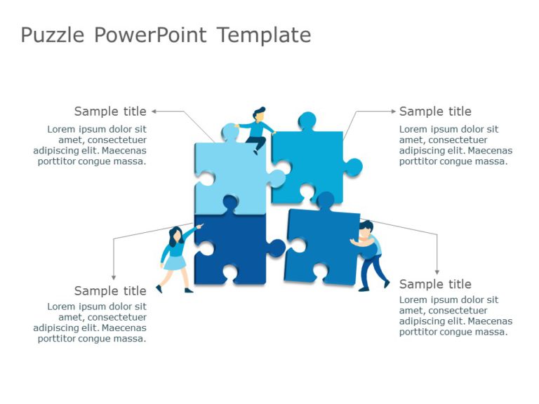 free powerpoint templates puzzle pieces