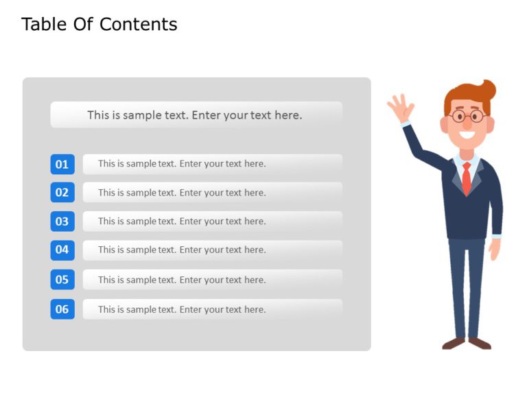 Table of Contents Templates for PowerPoint & Google Slides Theme 15