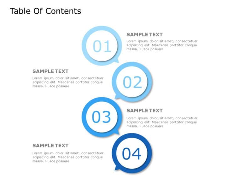 Table of Contents Templates for PowerPoint & Google Slides Theme 16