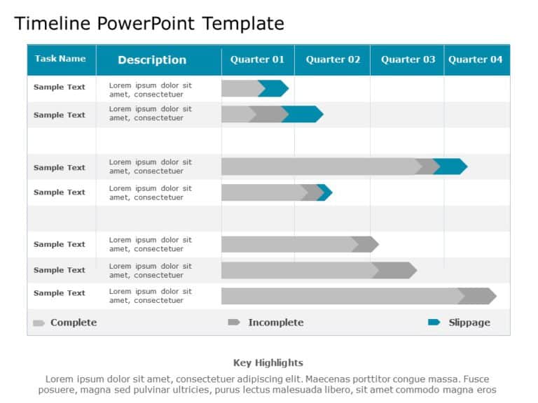 Project Timeline Templates Collection for PowerPoint & Google Slides Templates
