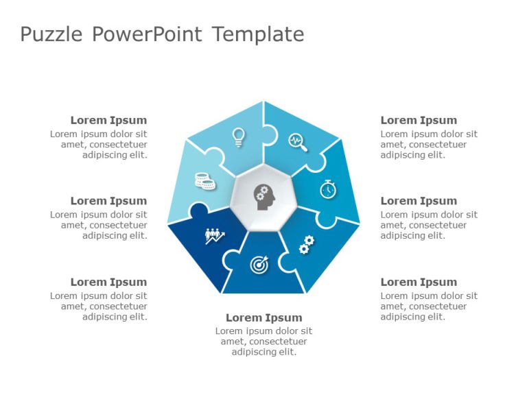 Puzzle Templates Collection for PowerPoint & Google Slides Theme 17