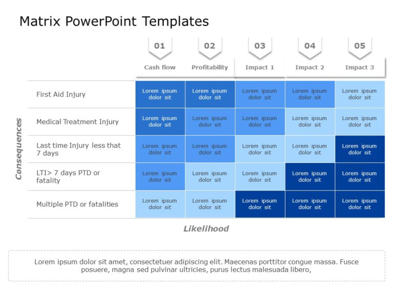 Matrix Template Collection for PowerPoint and Google Slides Theme 16