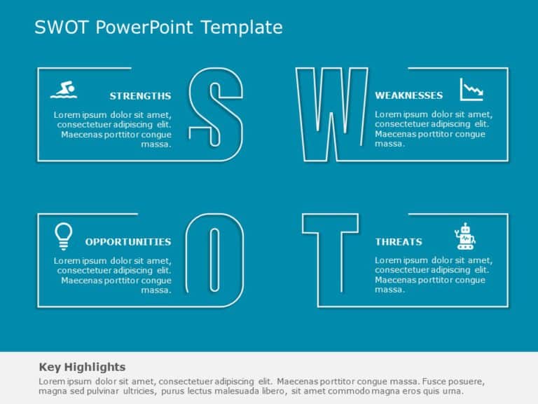 SWOT Analysis Templates Collection for PowerPoint & Google Slides Theme 18