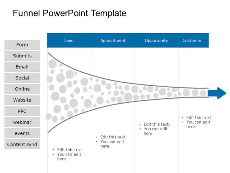 Funnel Template Collection for PowerPoint & Google Slides Theme 18