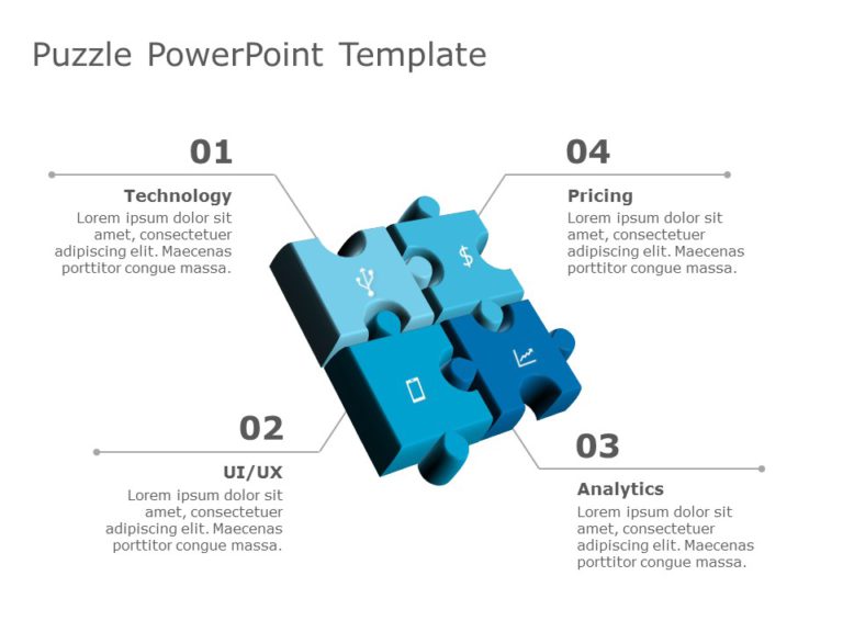 Puzzle Templates Collection for PowerPoint & Google Slides Theme 1