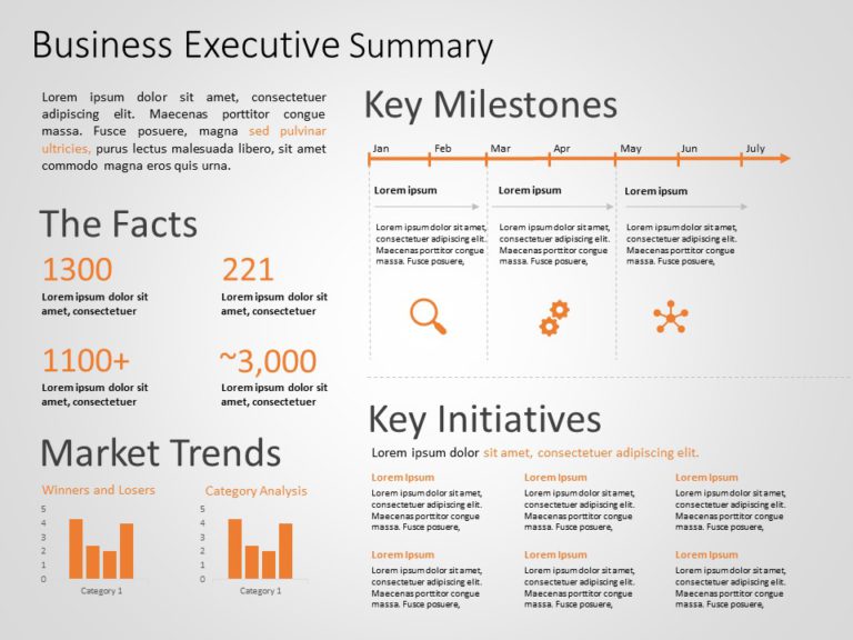 Executive Summary Example Template