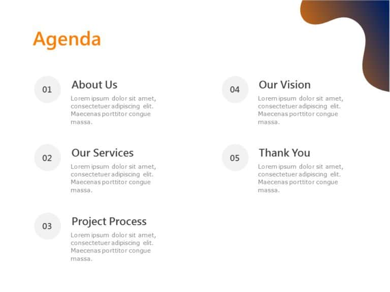 Orange Background PowerPoint Template