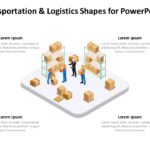 Transportation Logistics Isometric PowerPoint Template & Google Slides Theme 4