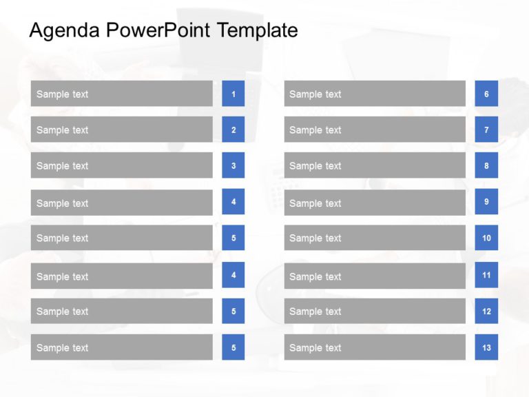 Agenda Templates Collection for PowerPoint & Google Slides Theme 19