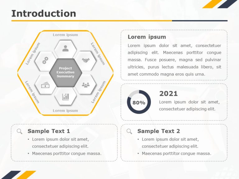 Professional Yellow Theme PowerPoint Template & Google Slides Theme 2