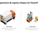 Transportation Logistics Isometric PowerPoint Template & Google Slides Theme 1