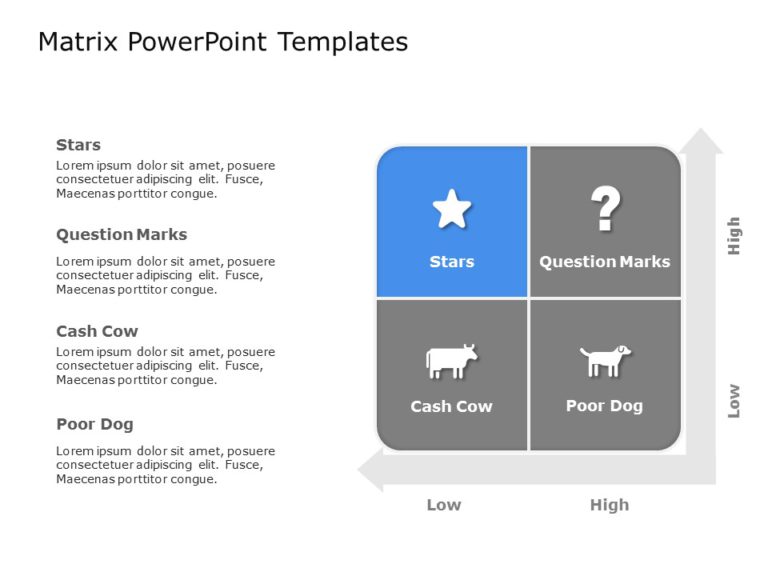 Matrix Template Collection for PowerPoint and Google Slides Theme 1