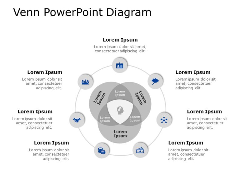 Venn Diagram Template Collection for PowerPoint & Google Slides Theme 3