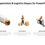 Transportation Logistics Isometric PowerPoint Template & Google Slides Theme 2