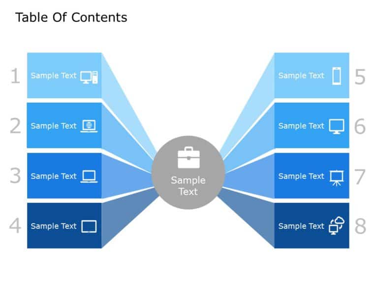 Table of Contents Templates for PowerPoint & Google Slides Theme 3