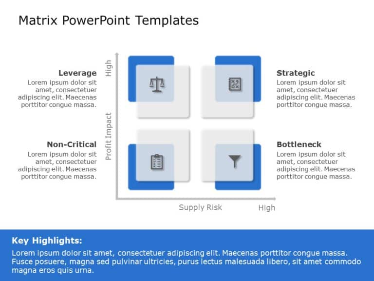 Matrix Collection of PowerPoint Templates & Google Slides Theme 2