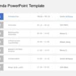 Agenda Templates Collection for PowerPoint & Google Slides Theme 4
