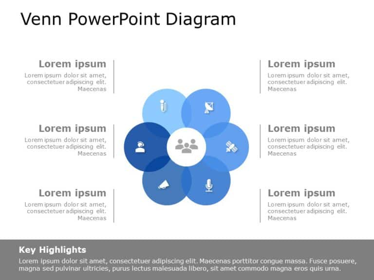 Venn Diagram Template Collection for PowerPoint & Google Slides Theme 4