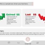 Waterfall Chart for Growth PowerPoint Template & Google Slides Theme 5