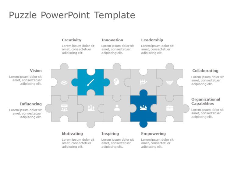 Puzzle Templates Collection for PowerPoint & Google Slides Theme 5