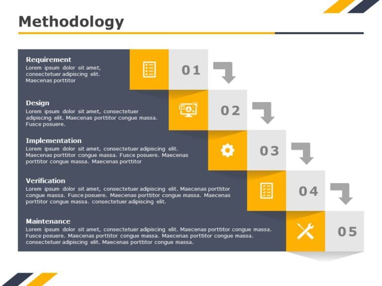 Professional Yellow Theme PowerPoint Template