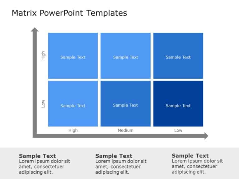 Matrix Template Collection for PowerPoint and Google Slides Theme 4