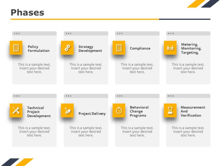 Professional Yellow Theme PowerPoint Template