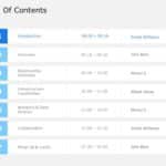 Table of Contents Templates for PowerPoint & Google Slides Theme 6