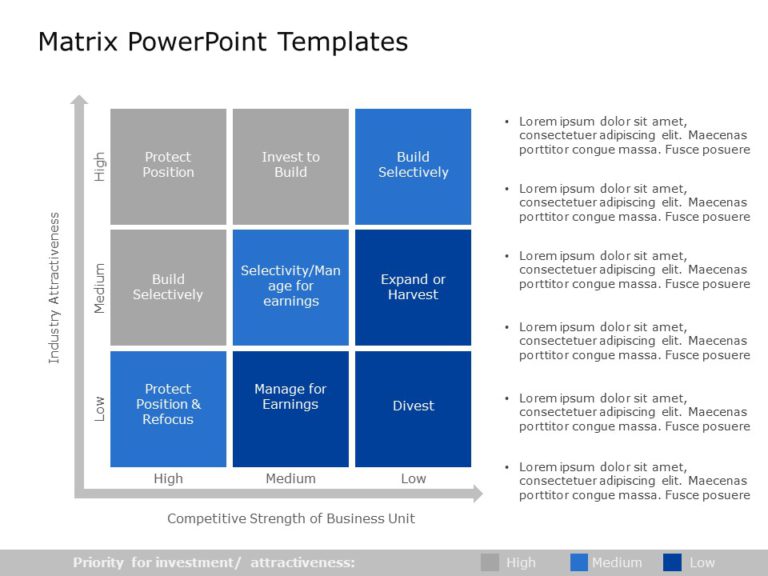 Matrix Collection of PowerPoint Templates & Google Slides Theme 5