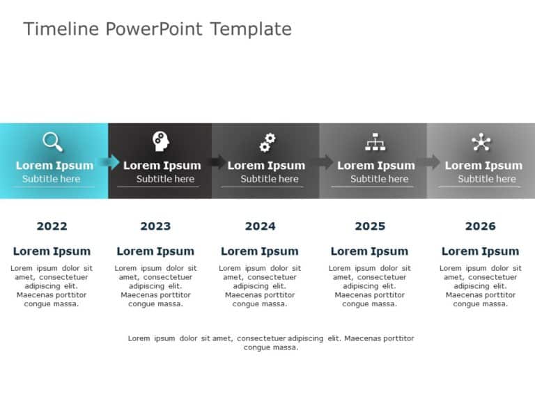 Timeline Templates For PowerPoint & Google Slides Templates Theme 6