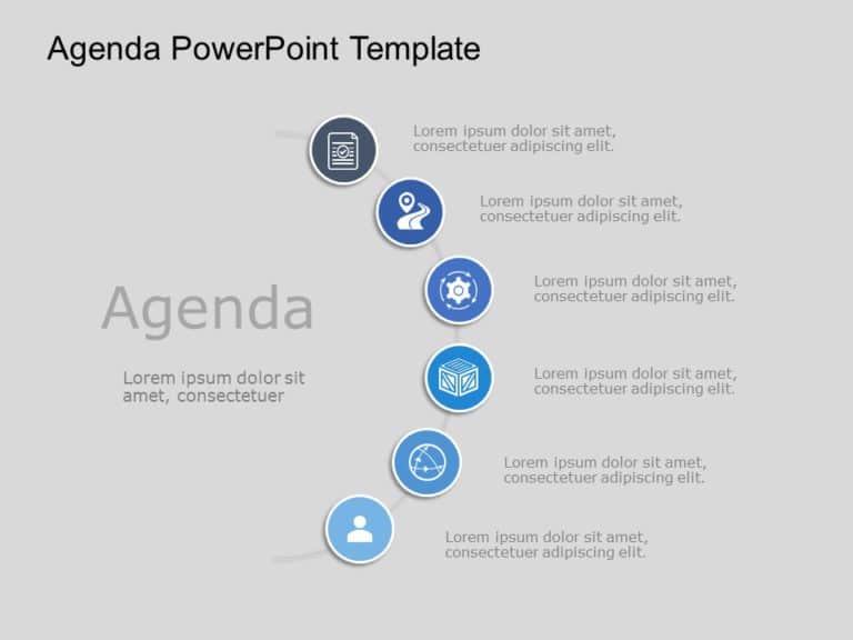 Agenda Templates Collection for PowerPoint & Google Slides Theme 8