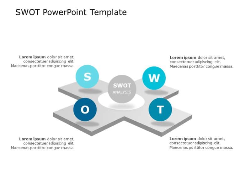 SWOT Analysis Templates Collection for PowerPoint & Google Slides Theme 8