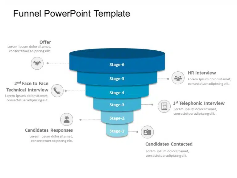 Funnel Template Collection for PowerPoint & Google Slides Theme 8