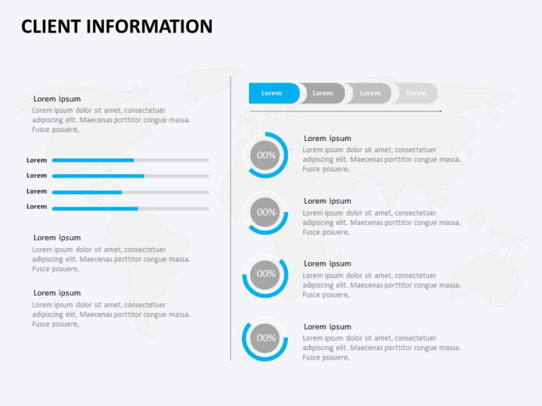 Animated Client Information PowerPoint Template