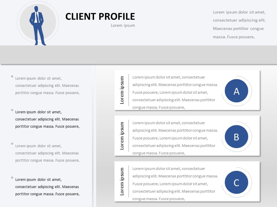 Animated Ideal Client Profile PowerPoint Template