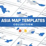 Editable Asia Maps in PowerPoint & Google Slides Theme