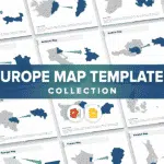 Maps of Europe With Countries For PowerPoint and Google Slides Theme